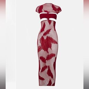 Ja’mie Red Mesh Poster Girl Dress
